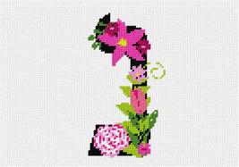 Pepita Needlepoint kit: Letter Nun, 10&quot; x 7&quot; - $50.00+