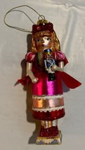 Old World Christmas Clara Dancer Girl Nutcracker Glass Ornament 6 Inch - £11.09 GBP