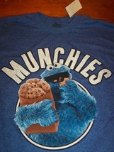 Sesame Street Cookie Monster Munchies T-Shirt Small New w/ Tag - £15.82 GBP