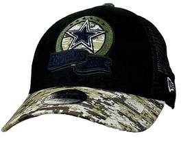 Dallas Cowboys 2022 Salute To Service Camo  New Era 9Forty Snapback Hat Cap YS - £18.55 GBP