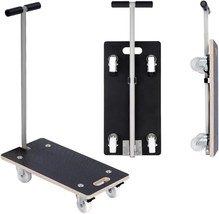 Rectangle With Handle Wood Platform Dolly, 441-Lb Load Heavy Duty Wood Furniture - $63.92