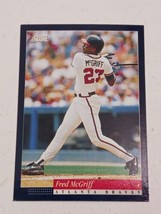 Fred McGriff Atlanta Braves 1994 Score Card #82 - £0.77 GBP