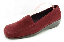 Aerosoles Size 8 M Purple Loafer Shoes Leather Women Ever Lasting - £13.41 GBP