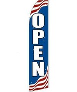 SUPER 15&#39; FT SWOOPER AMERICAN OPEN FLAG advertizing banner sign NEW feat... - $18.95