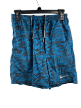 Nike Mens Garterized Swimming Trunks Blue-Small - £26.10 GBP