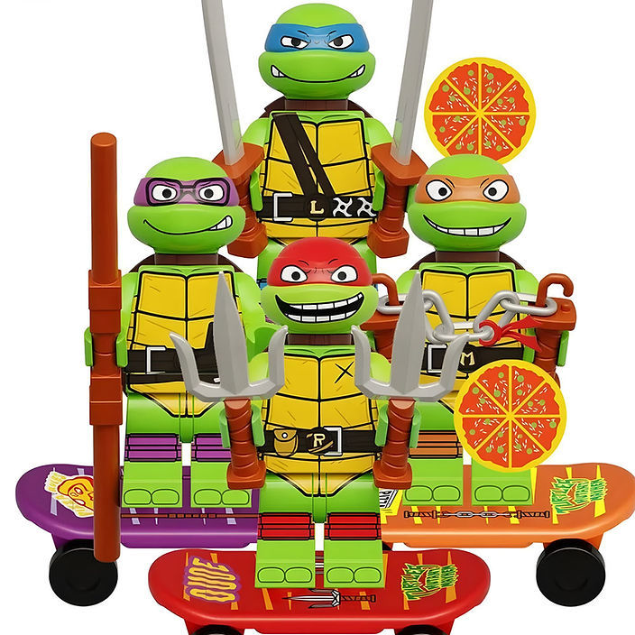 Minifigure Tmnt Mutant Mayhem Set US Seller - $30.31