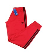 Adidas Originals Superstar Track Pants Mens Size Medium Red Slim Fit NEW... - $75.28 CAD