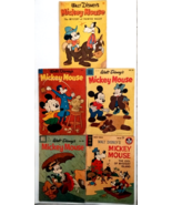 WALT DISNEY 5 MICKEY MOUSE COMICS: #&#39;S 352-&#39;51, 35-&#39;54, 62-&#39;58, 67-&#39;59, ... - €42,98 EUR