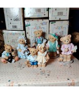 (6) Vtg Cherished Teddies Club Membears Only 1995-97 Wilson Eleanor Bear... - $23.76