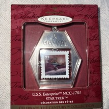 Hallmark Keepsake 1999 Star Trek USS Enterprise NCC-1701 Stamp Ornament - £11.82 GBP