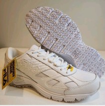 Fila Womans Memory Flux SR Slip Resistant Work Shoes  Size 12 White L - £22.05 GBP