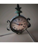 Vintage Empire Clock NYC Street Hanging Rare Iron Quartz 14&quot; - $5,683.24 MXN