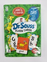 Dr Seuss Educational Flash Cards ABCs and Words 40 Cards  New Sealed - $8.99