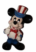 Carnival Ringleader Mickey Mouse Miniature Porcelain/Ceramic Figurine 1982 Japan - £18.44 GBP