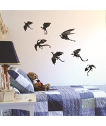 Art Fantasy 7pcs/set Gift Decoration Gothic Dragons Sticker 3D Wall Stic... - £7.83 GBP