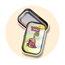 Paldea Friends Pokemon Mini Storage Tin: Fuecoco and Smoliv - $8.90