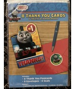 Thomas the Train &amp; Friends Thank You Cards 8 PCS Envelope Seals New!!! - $89.29 MXN