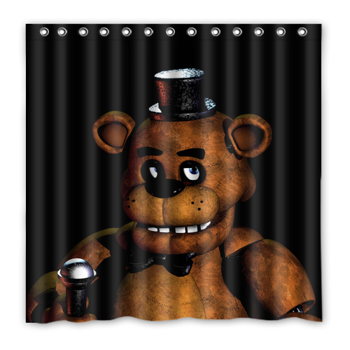 New!!! Five Nights at Freddy's Custom Waterproof Polyester Shower Curtain 4 Size Item image 5