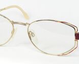 Gafas De Montura Vintage METZLER 1312 419 ORO / ROJO BURDEOS NARANJA 54-... - $95.38