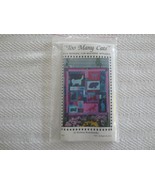 1989 Machine Applique TOO MANY CATS Wall Hanging PATTERN by Debora Konch... - $10.00