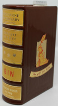 Concise Dictionary Book Bright Spirit Gin Decanter Bottle Made in West G... - £38.65 GBP