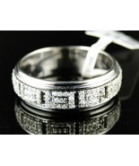 2.5Ct Round Cut Diamond 14K White Gold Over Wedding Eternity Spinning Ba... - $140.94 CAD