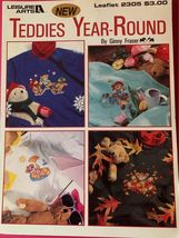 Leisure Arts Teddies Year Round Cross Stitch Design Book - $6.00