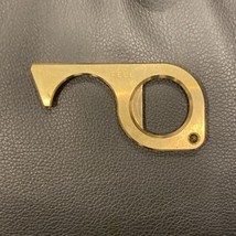 Peel Keychain Touch Tool Brass Door &amp; Bottle Opener, Push Buttons - £7.99 GBP