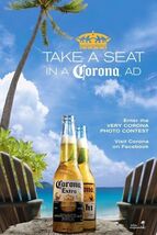 Corona Extra Light Imported Beer Advertising Metal  Sign 8x12in  Coors 52 - $34.72 CAD