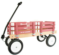 HOT PINK BERLIN FLYER CLASSIC Wooden No Tip WAGON -  MADE in the USA - $289.97