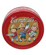 CAMPBELL&#39;S SOUP Metal Tin VTG 1997 with Trio Of Soup Kids Ships Fast - $307.29 MXN