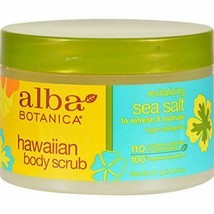 New Alba Botanica Hawaiian Body Scrub Revitalizing Sea Salt 14.5 Oz - £18.11 GBP