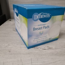 Dr. Brown&#39;s Disposable Breast Pads 60 Count New Sealed Box Breastfeeding Mother - £4.86 GBP