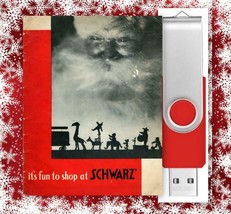 Vintage 1931 FAO Schwarz Christmas Catalog On USB Drive Toys Trains Dolls - £14.15 GBP