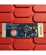 Philadelphia 76ers Vs Miami Heat NBA Ticket Stub LeBron 35th Triple Doub... - $269.99