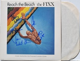 The Fixx - Reach The Beach Signed Album X5 - Cy Curnin, A. Woods, R. Greenall ++ - £231.73 GBP