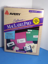 Vintage 1996 Avery Software MacLabelPro 5117 for Macintosh 3.5 Discs New (O) - £31.84 GBP