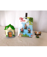 Miniature Gnome Home + Figurines And Accessories Garden Sets 5 Total Pie... - $150.79 MXN