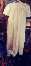 Long Victorian Era Baby Gown Handmade - £35.41 GBP