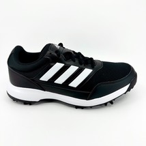 Adidas Tech Response 2.0 Black White Mens Wide Spike Golf Shoes EE9419 - $59.95