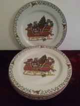 Set Of 4 International China Susan Winget Over The Housetops Salad Plate... - £25.31 GBP