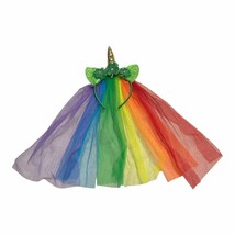 Claire&#39;s St. Patrick’s Day Rainbow Veil Unicorn Headband - £10.85 GBP