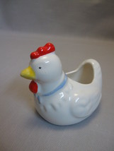 Vintage Chicken Hen Tooth Pick Holder Ceramic - £4.68 GBP