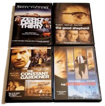 Zero Dark Thirty, The Good Shepherd, The Constant Gardener &amp; The Interpreter DVD - £7.85 GBP