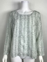 Vineyard Vines Womens Gray Snake Print Top Blouse Lined Size 8 - £20.17 GBP