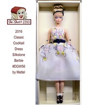 Silkstone 2016 Classic Cocktail Dress Silkstone Barbie DGW56 New in Box - £199.79 GBP