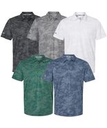 ADIDAS GOLF Mens S-4XL Camo Polo, Collared Performance Sports Shirt, Dri-FIT - $44.90 - $46.70