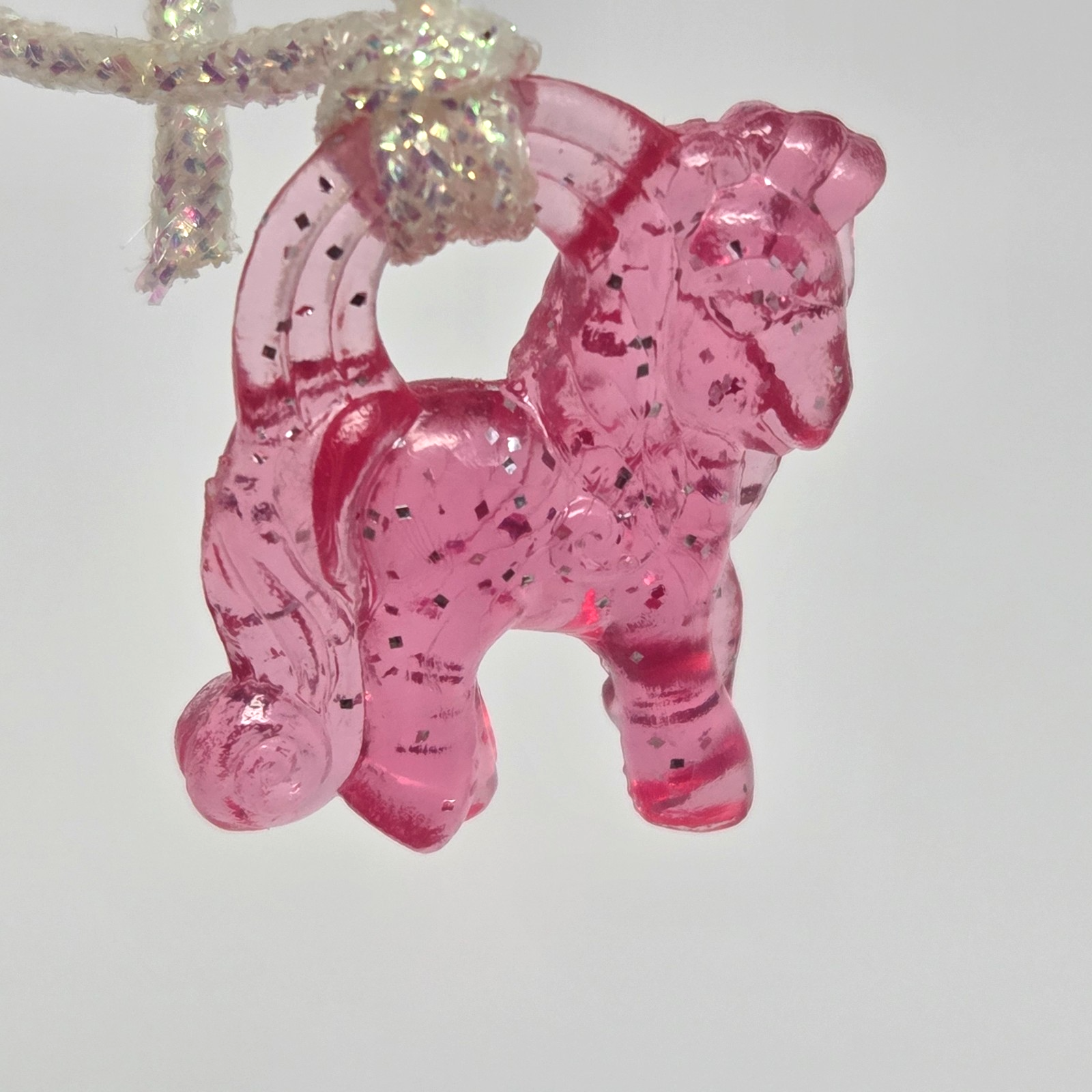 MY LITTLE PONY G3 HASBRO GLITTER SPARKLE CHARM NECKLACE FOR PONIES PINK Item image 2