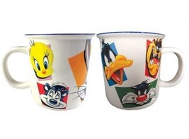 Looney Tunes Character Faces Monster 52 oz Ceramic Mug, NEW UNUSED BOXED #23845 - $29.02