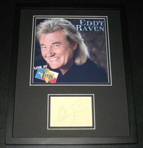 Eddy Raven Signed Framed 11x14 Photo Display - £51.36 GBP